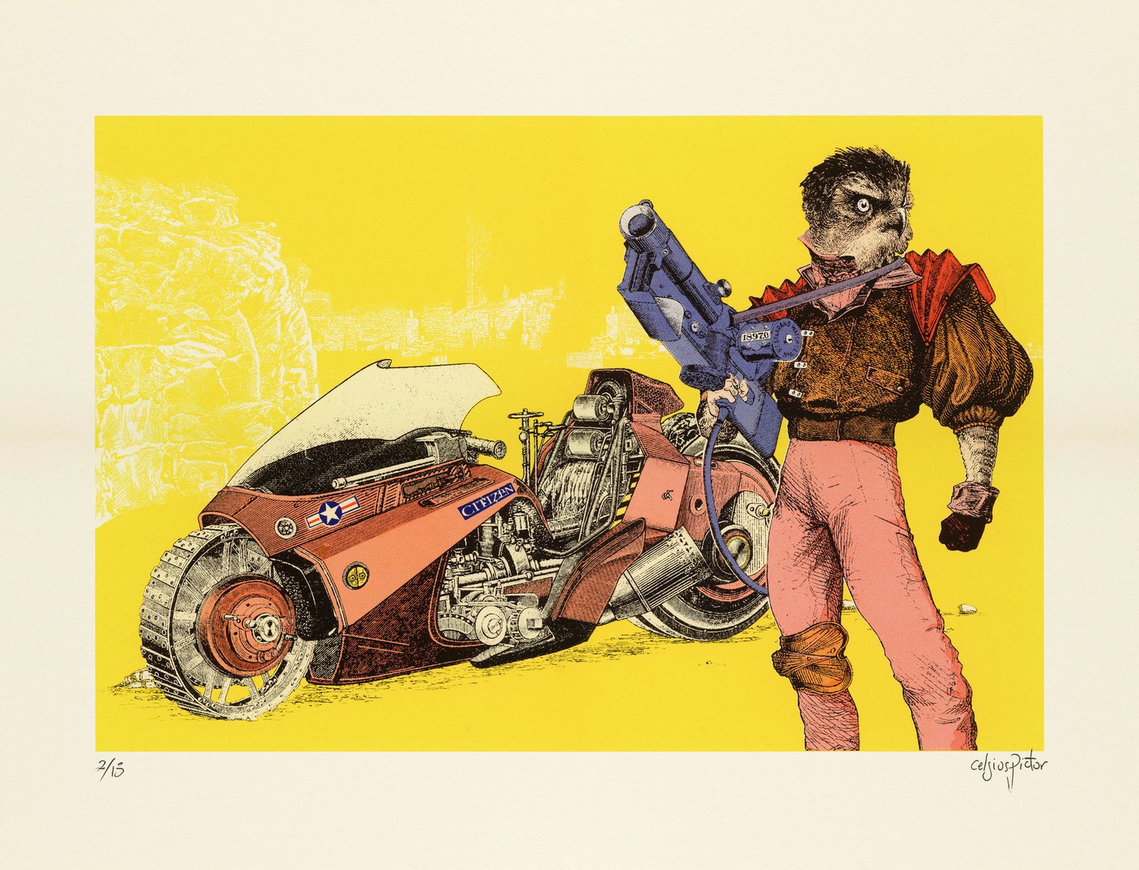 Kaneda´s Bike // Akira | celsiuspictorshop